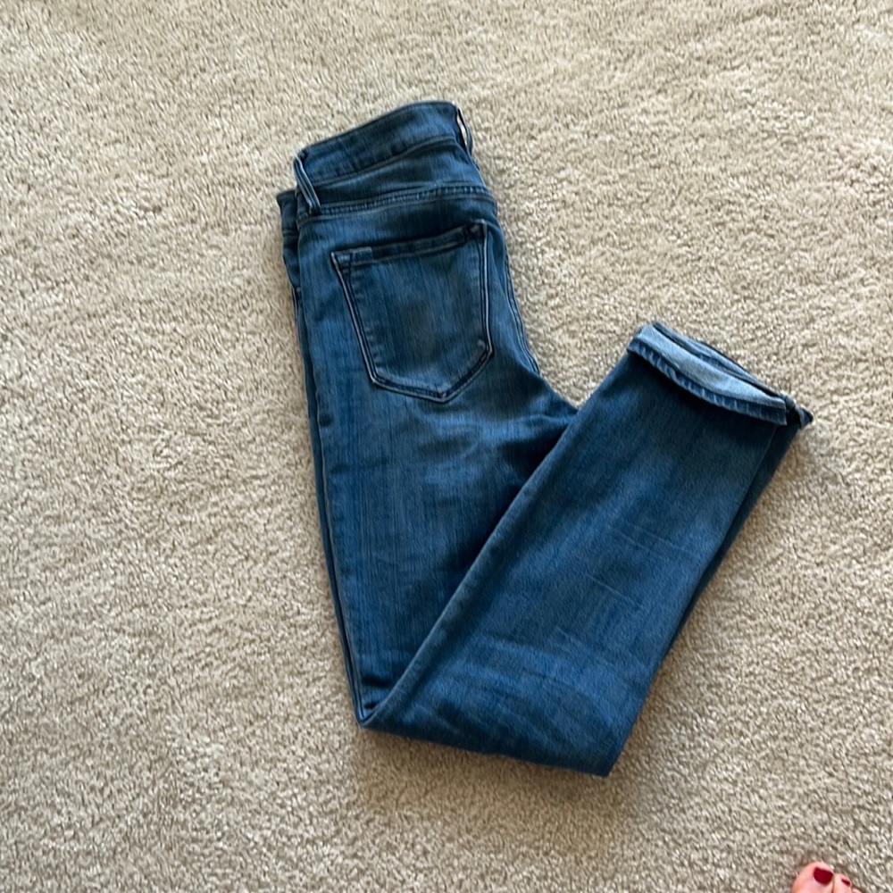 Size 4 “short” straight jeans